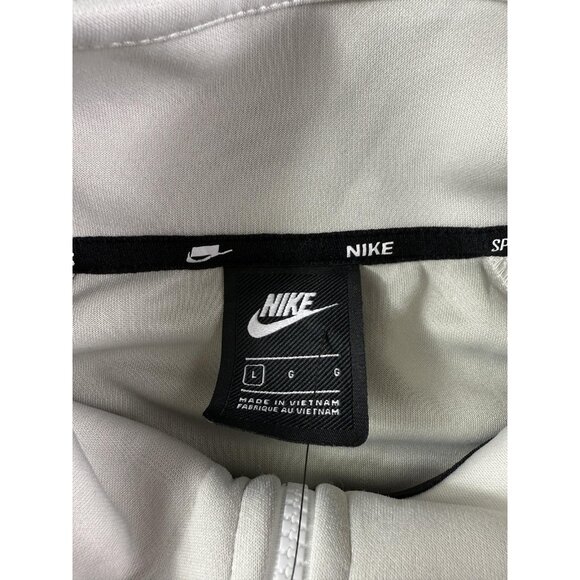 Nike Jacket Mens Large Gray NSW Track Full Zip Swoosh Just Do It BV4603-073 - Picture 6 of 14
